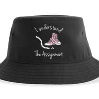 I Understand The Assignment Kamala Harris Sneaker Sustainable Bucket Hat