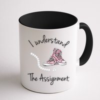 I Understand The Assignment Kamala Harris Sneaker Mug