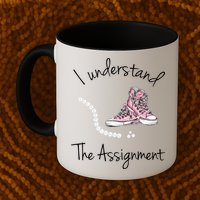 I Understand The Assignment Kamala Harris Sneaker Mug