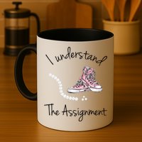 I Understand The Assignment Kamala Harris Sneaker Mug