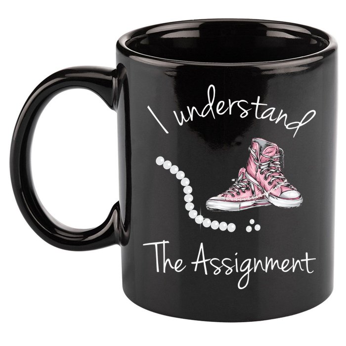 I Understand The Assignment Kamala Harris Sneaker 11oz C Handle Ceramic Mug