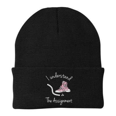 I Understand The Assignment Kamala Harris Sneaker Beanie