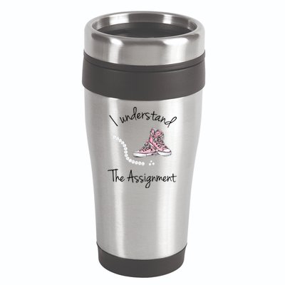 I Understand The Assignment Kamala Harris Sneaker 16oz Travel Tumbler
