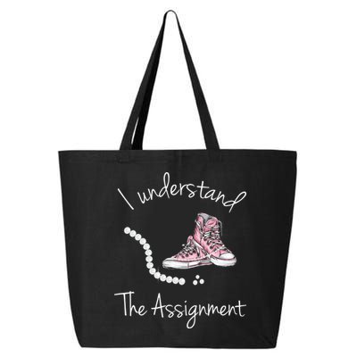 I Understand The Assignment Kamala Harris Sneaker 25L Jumbo Tote