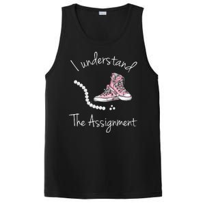 I Understand The Assignment Kamala Harris Sneaker PosiCharge Competitor Tank