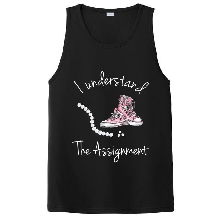 I Understand The Assignment Kamala Harris Sneaker PosiCharge Competitor Tank