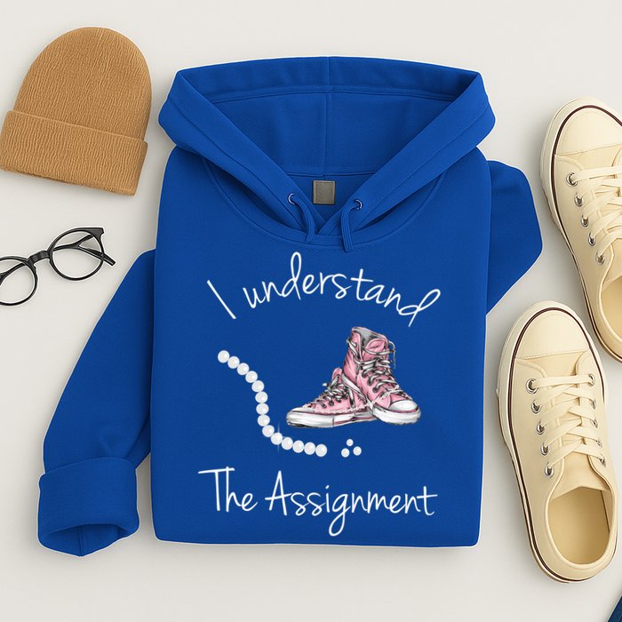 I Understand The Assignment Kamala Harris Sneaker Hoodie