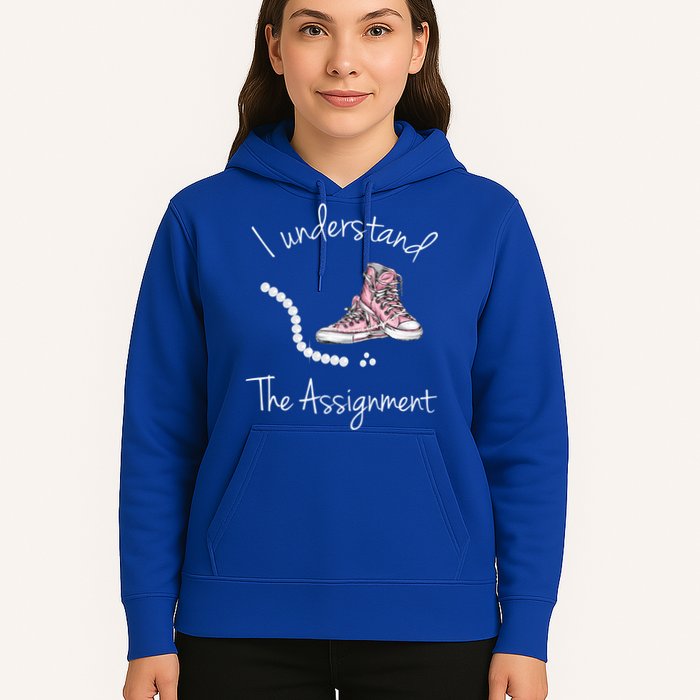 I Understand The Assignment Kamala Harris Sneaker Hoodie