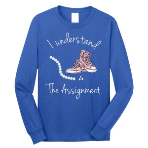 I Understand The Assignment Kamala Harris Sneaker Long Sleeve Shirt