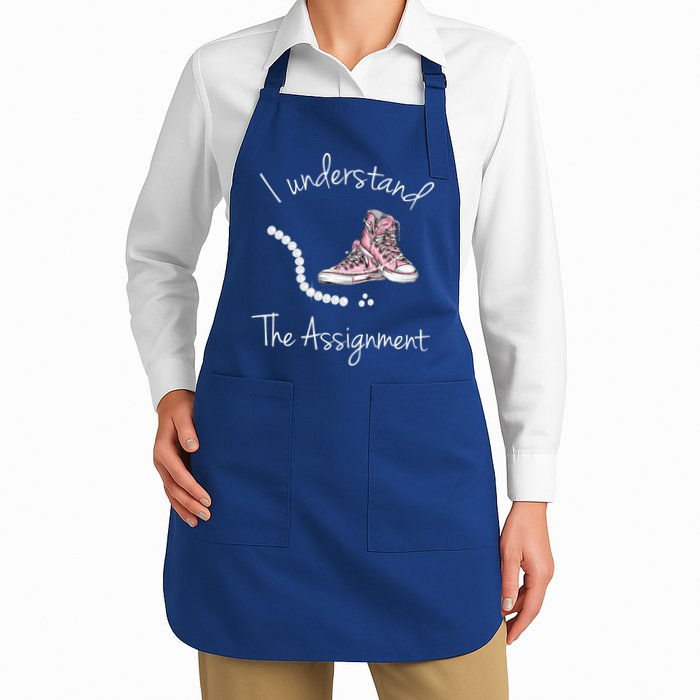 I Understand The Assignment Kamala Harris Sneaker Apron
