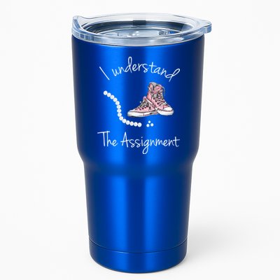 I Understand The Assignment Kamala Harris Sneaker Tumbler