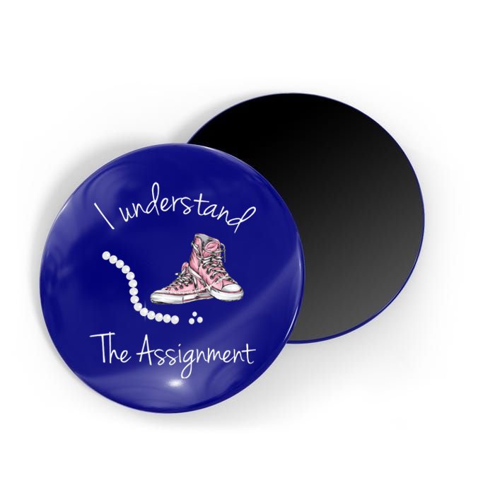 I Understand The Assignment Kamala Harris Sneaker Magnet