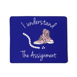 I Understand The Assignment Kamala Harris Sneaker Mousepad