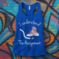 I Understand The Assignment Kamala Harris Sneaker Womens Tank Top