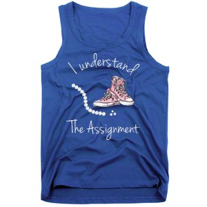 I Understand The Assignment Kamala Harris Sneaker Tank Top