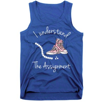 I Understand The Assignment Kamala Harris Sneaker Tank Top