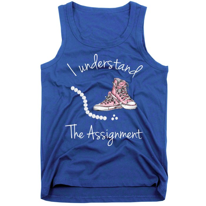 I Understand The Assignment Kamala Harris Sneaker Tank Top