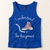 I Understand The Assignment Kamala Harris Sneaker Tank Top