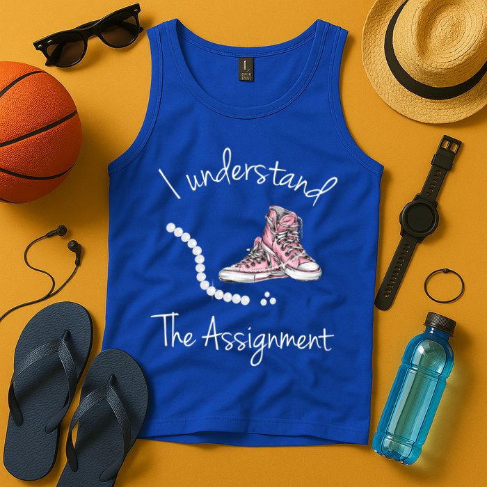 I Understand The Assignment Kamala Harris Sneaker Tank Top