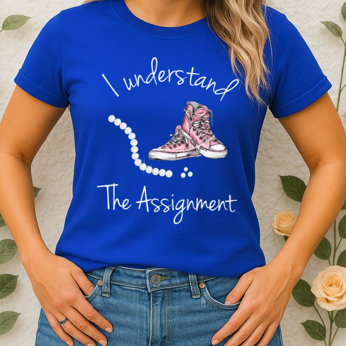 I Understand The Assignment Kamala Harris Sneaker Women's T-Shirt