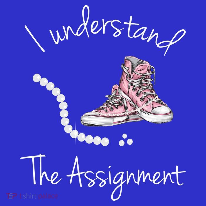 I Understand The Assignment Kamala Harris Sneaker Women's V-Neck T-Shirt