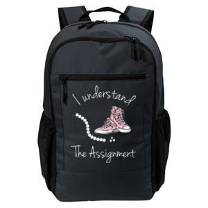 I Understand The Assignment Kamala Harris Sneaker Daily Commute Backpack