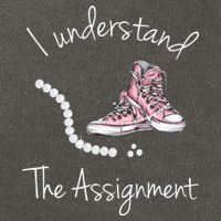 I Understand The Assignment Kamala Harris Sneaker Cotton Canvas Backpack