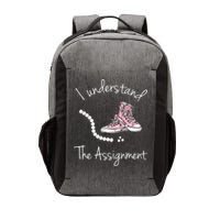 I Understand The Assignment Kamala Harris Sneaker Vector Backpack
