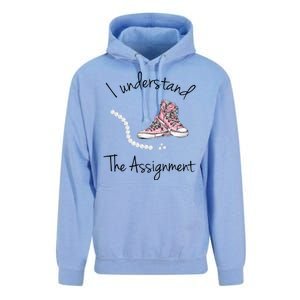 I Understand The Assignment Kamala Harris Sneaker Unisex Surf Hoodie