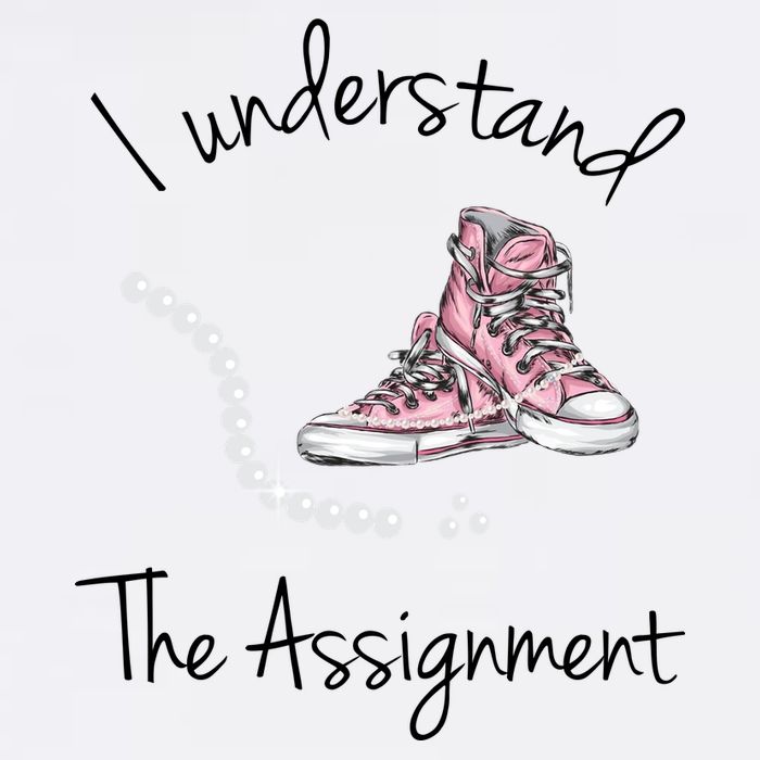 I Understand The Assignment Kamala Harris Sneaker Garment-Dyed Sweatshirt