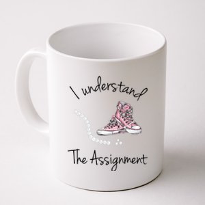 I Understand The Assignment Kamala Harris Sneaker Coffee Mug