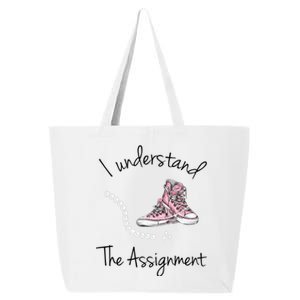 I Understand The Assignment Kamala Harris Sneaker 25L Jumbo Tote