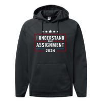 I Understand The Assignment Meme Performance Fleece Hoodie