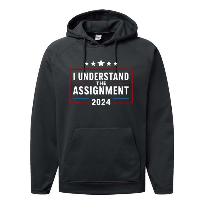 I Understand The Assignment Meme Performance Fleece Hoodie