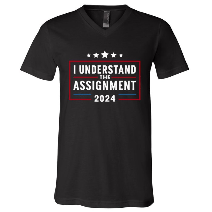 I Understand The Assignment Meme V-Neck T-Shirt