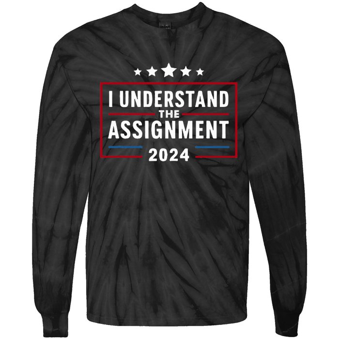 I Understand The Assignment Meme Tie-Dye Long Sleeve Shirt