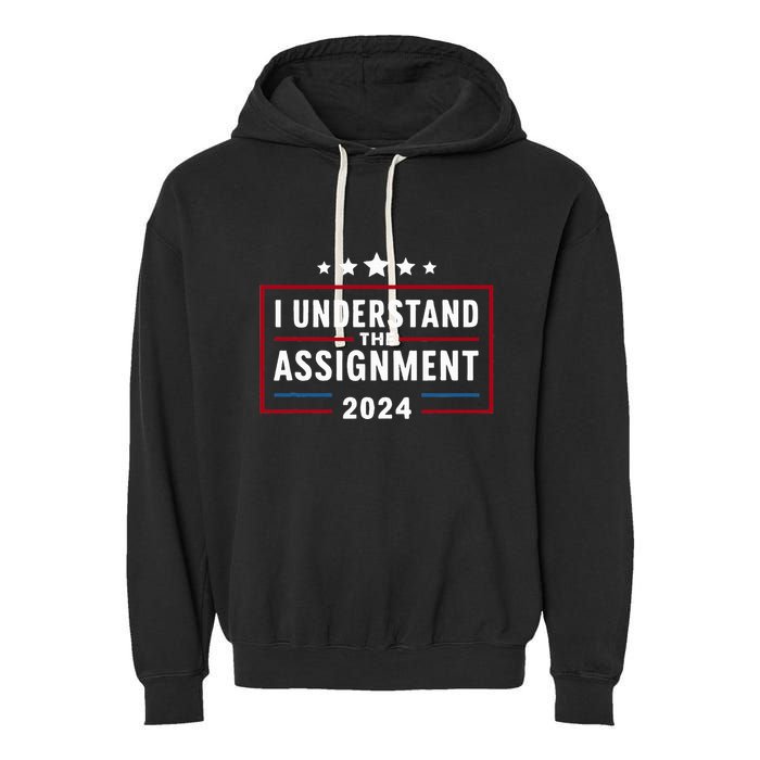 I Understand The Assignment Meme Garment-Dyed Fleece Hoodie