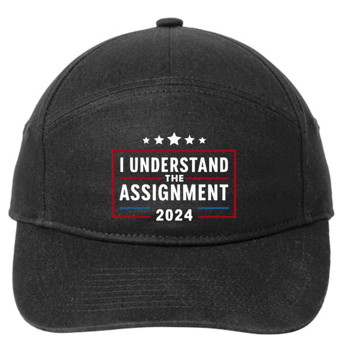 I Understand The Assignment Meme 7-Panel Snapback Hat