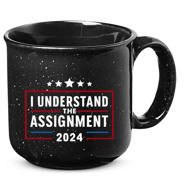 I Understand The Assignment Meme 15oz Campfire Ceramic Mug