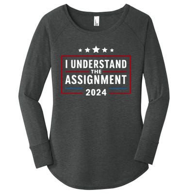 I Understand The Assignment Meme Women's Perfect Tri Tunic Long Sleeve Shirt