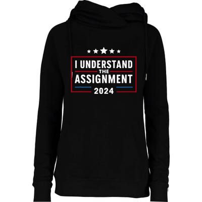 I Understand The Assignment Meme Womens Funnel Neck Pullover Hood