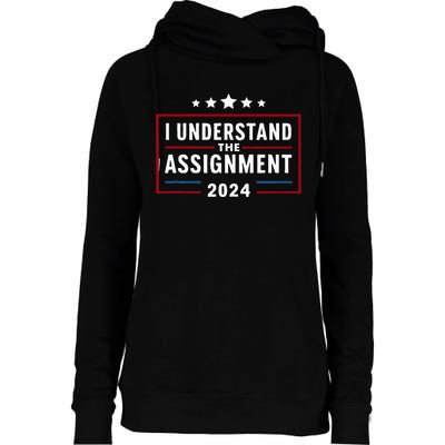 I Understand The Assignment Meme Womens Funnel Neck Pullover Hood