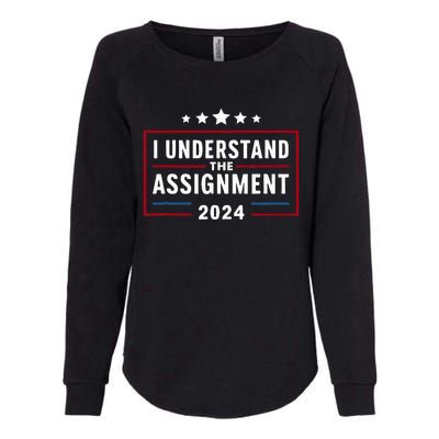 I Understand The Assignment Meme Womens California Wash Sweatshirt