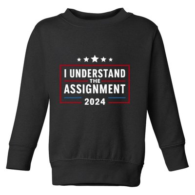 I Understand The Assignment Meme Toddler Sweatshirt