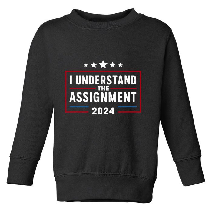 I Understand The Assignment Meme Toddler Sweatshirt