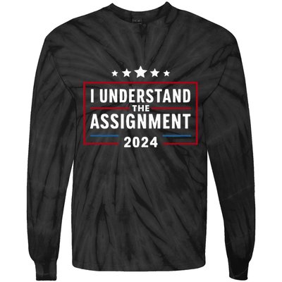I Understand The Assignment Meme Tie-Dye Long Sleeve Shirt