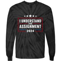 I Understand The Assignment Meme Tie-Dye Long Sleeve Shirt