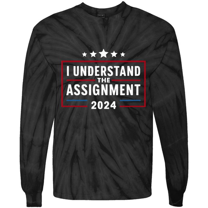 I Understand The Assignment Meme Tie-Dye Long Sleeve Shirt