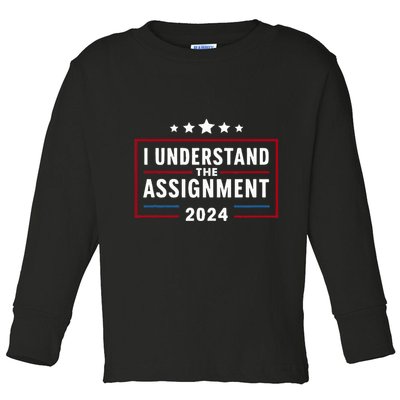 I Understand The Assignment Meme Toddler Long Sleeve Shirt