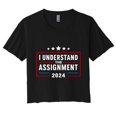 I Understand The Assignment Meme Crop Top